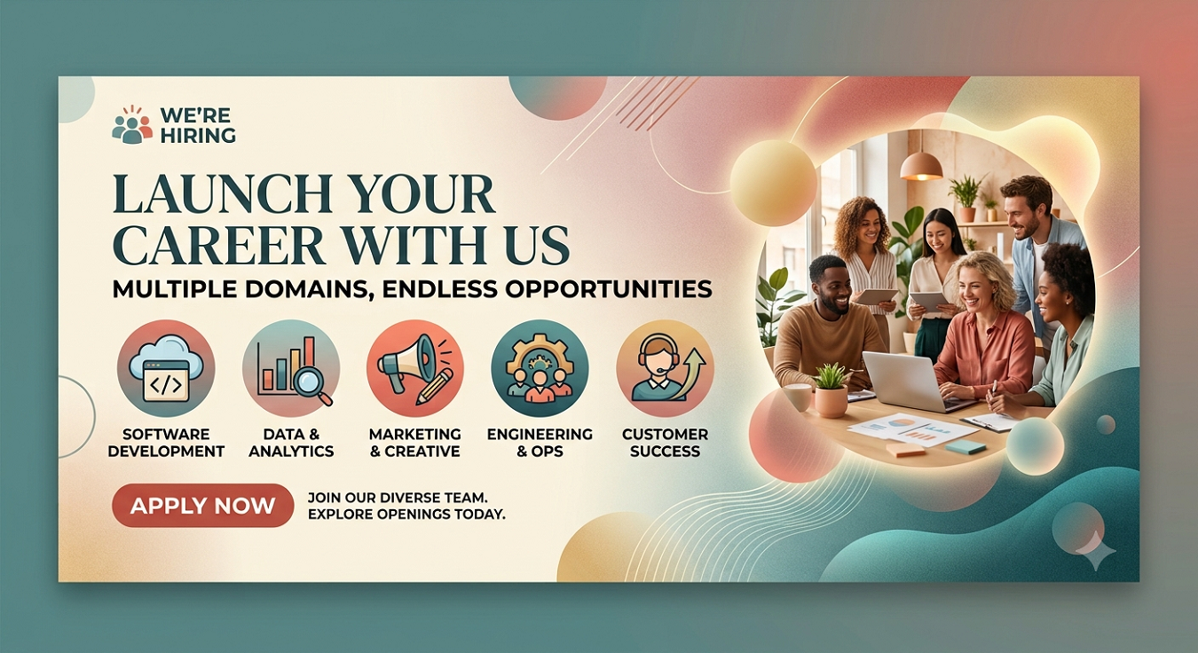 We're Hiring - Launch Your Career With Us